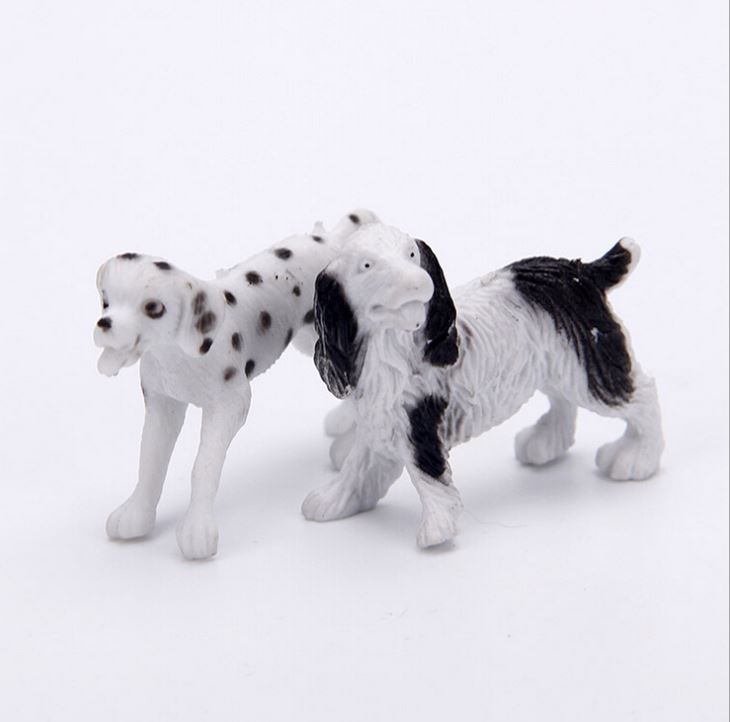 Childern preferito 12designs PVC cane giocattolo della capsula