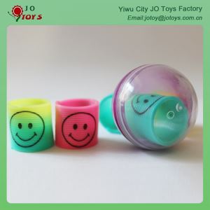 Colourful del giocattolo di Promozione primavera plastica viso sorridente